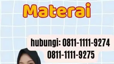 Surat Ambil Paspor Materai