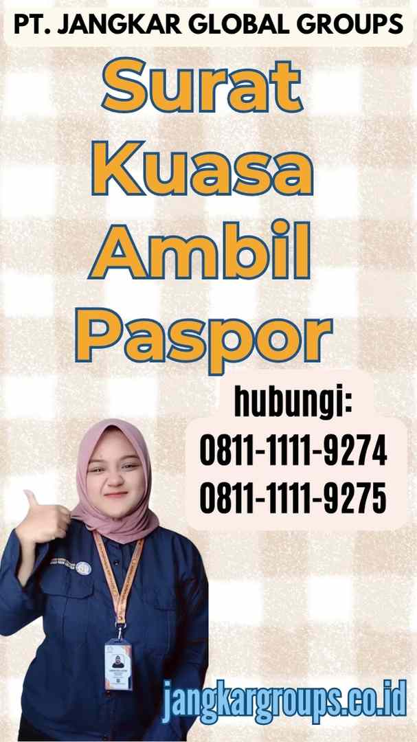 Surat Kuasa Ambil Paspor