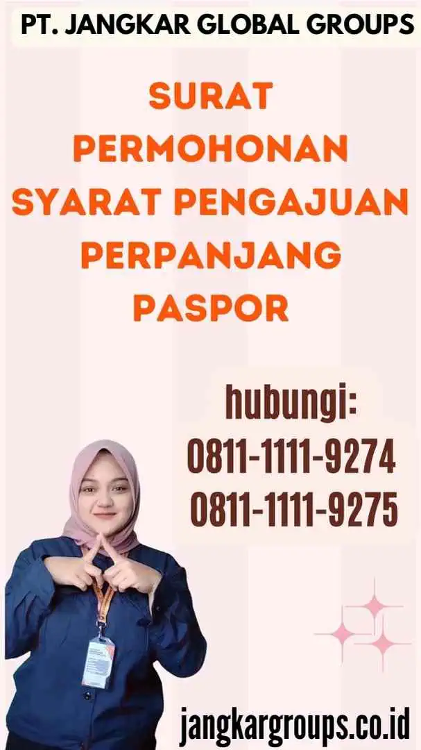 Surat Permohonan Syarat Pengajuan Perpanjang Paspor