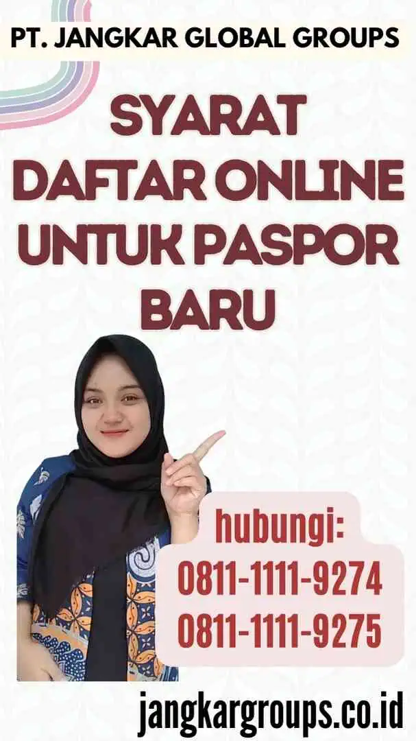 Syarat Daftar Online untuk Paspor Baru