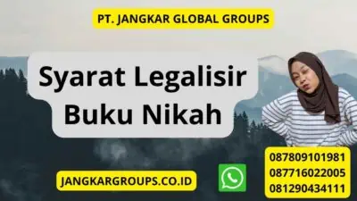 Syarat Legalisir Buku Nikah