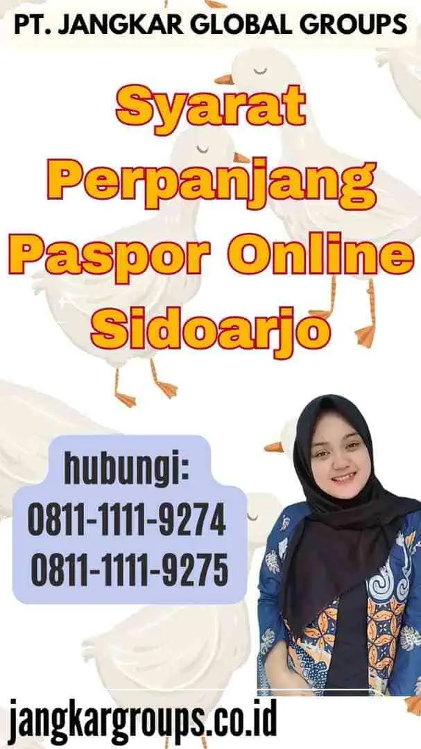 Syarat Perpanjang Paspor Online Sidoarjo