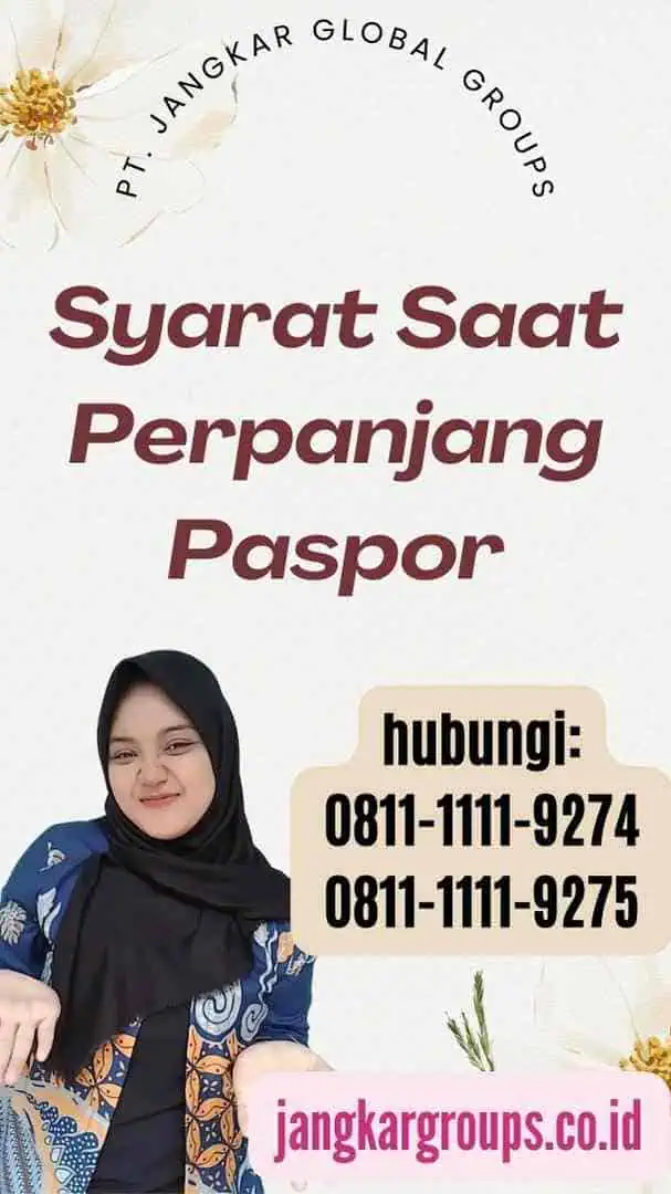 Syarat Saat Perpanjang Paspor