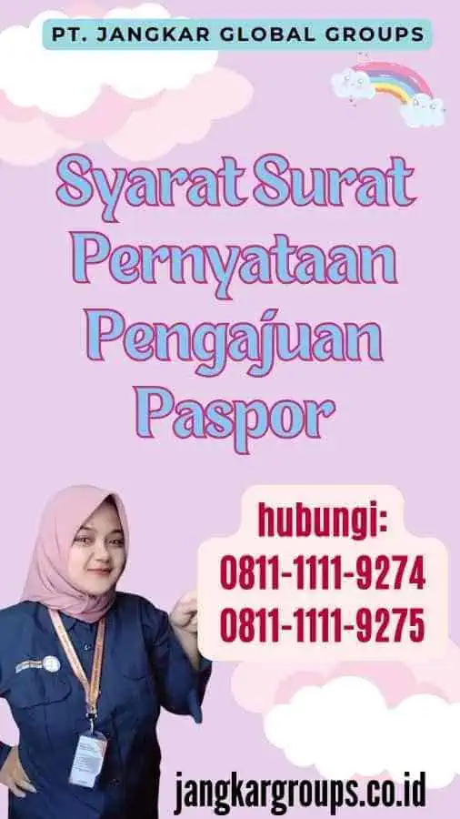 Syarat Surat Pernyataan Pengajuan Paspor