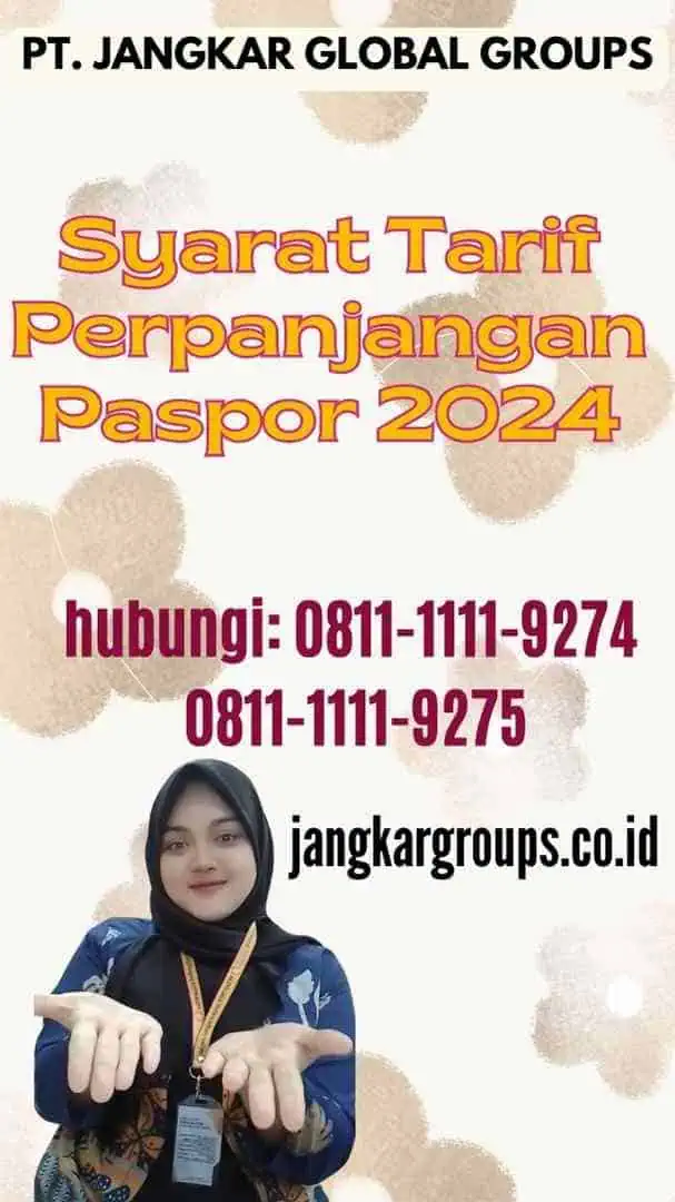 Syarat Tarif Perpanjangan Paspor 2024