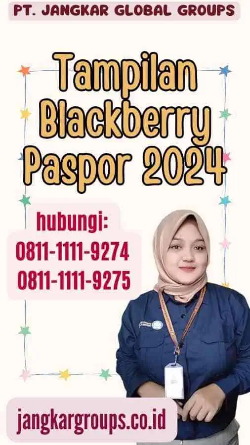 Tampilan Blackberry Paspor 2024