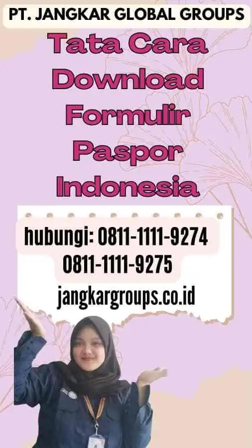 Tata Cara Download Formulir Paspor Indonesia