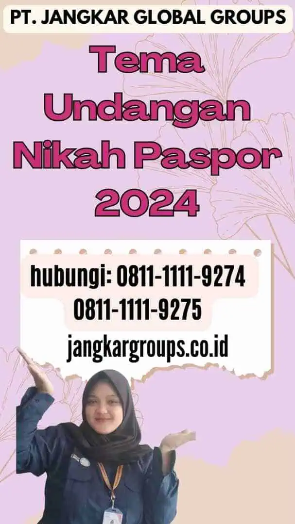 Tema Undangan Nikah Paspor 2024