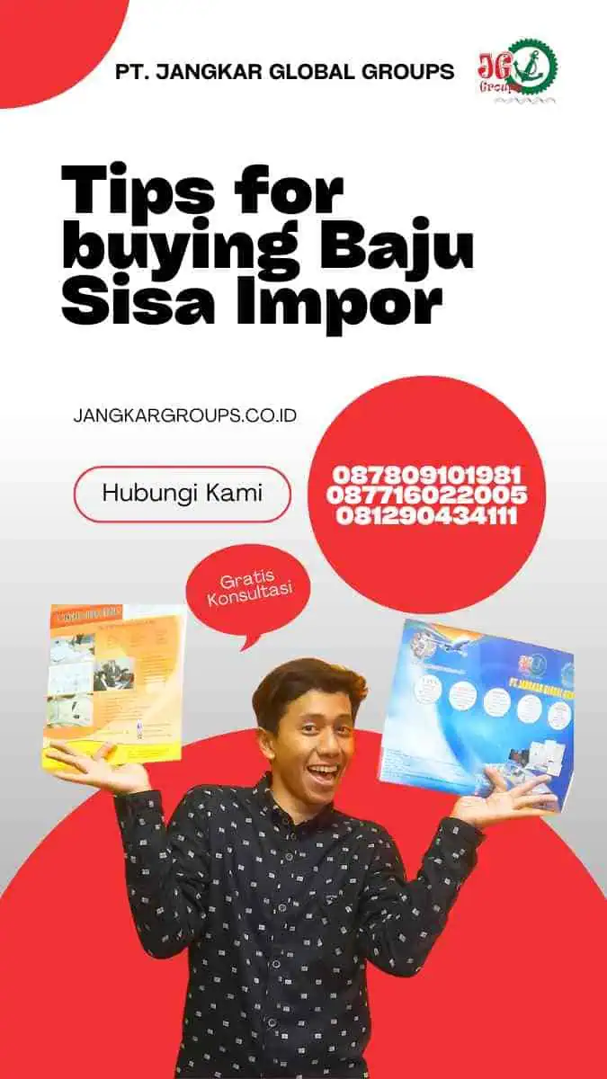 Tips for buying Baju Sisa Impor