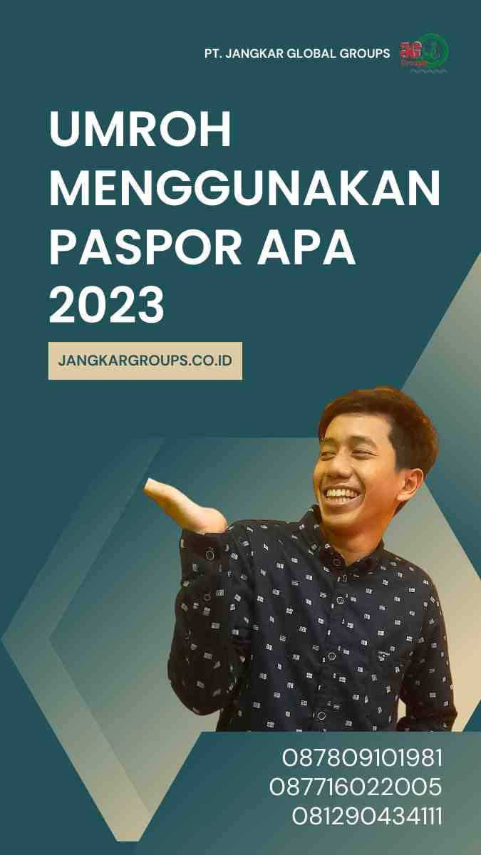 Umroh Menggunakan Paspor Apa 2023