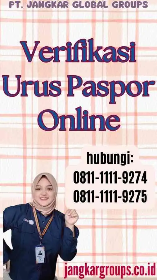 Verifikasi Urus Paspor Online