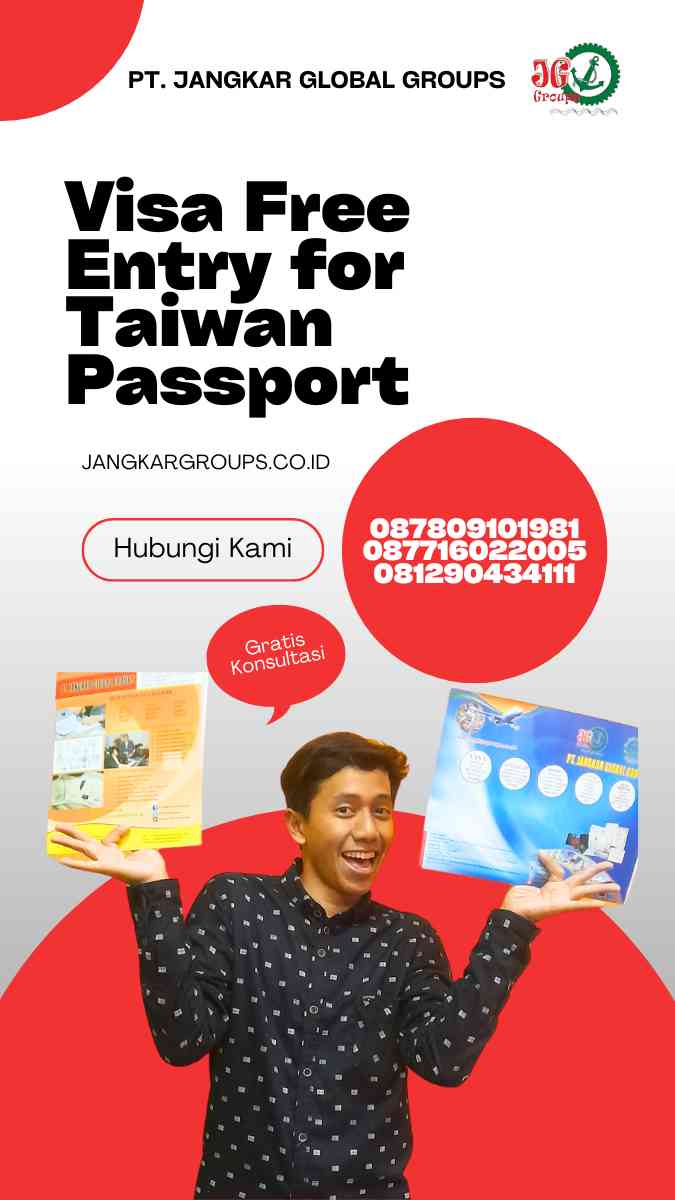 Visa Free Entry for Taiwan Passport