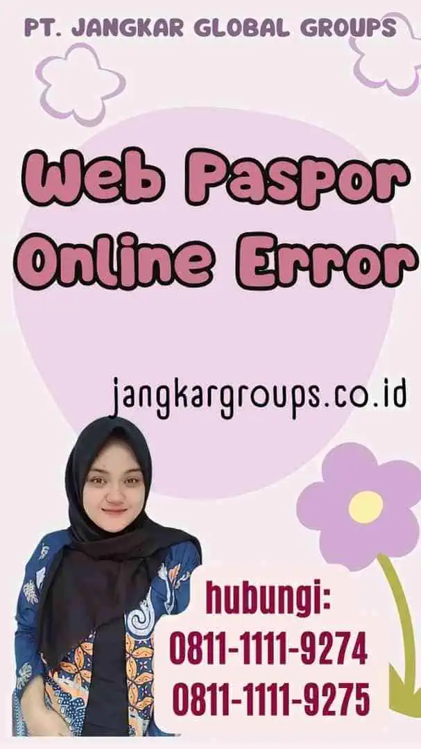 Web Paspor Online Error