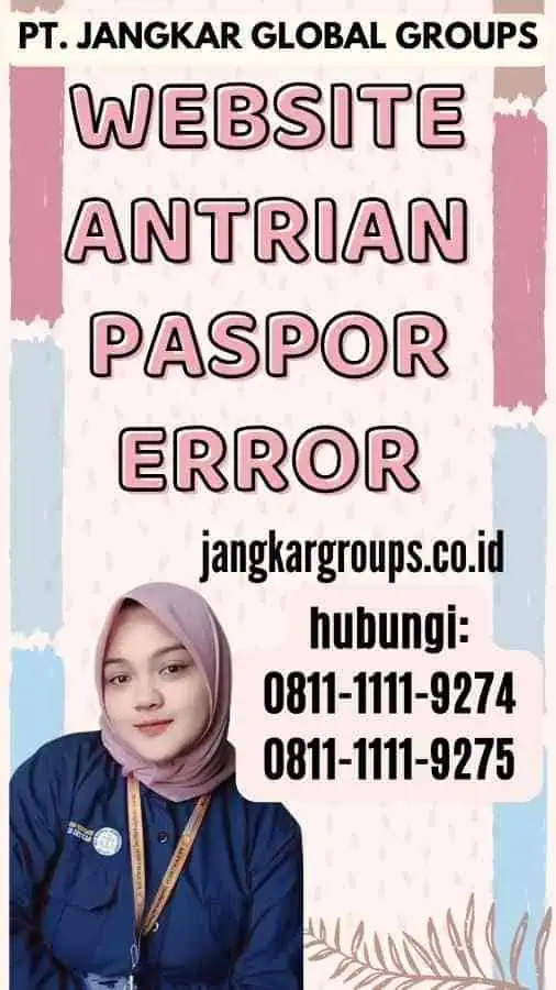 Website Antrian Paspor Error