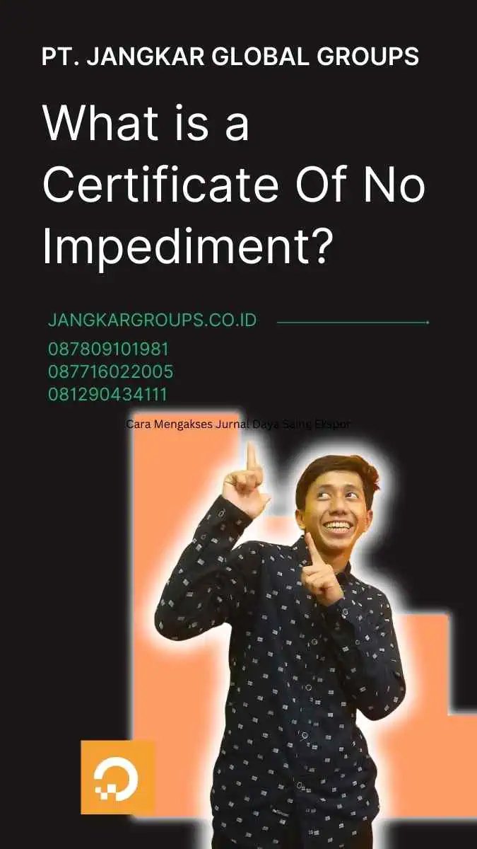 Certificate Of No Impediment France