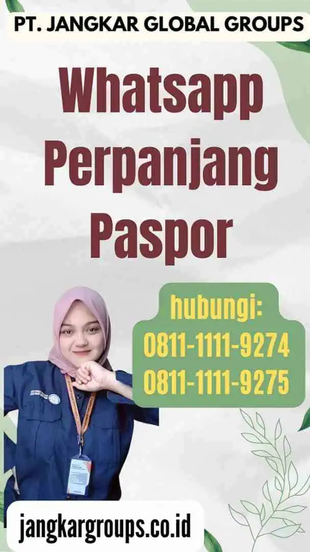 Whatsapp Perpanjang Paspor