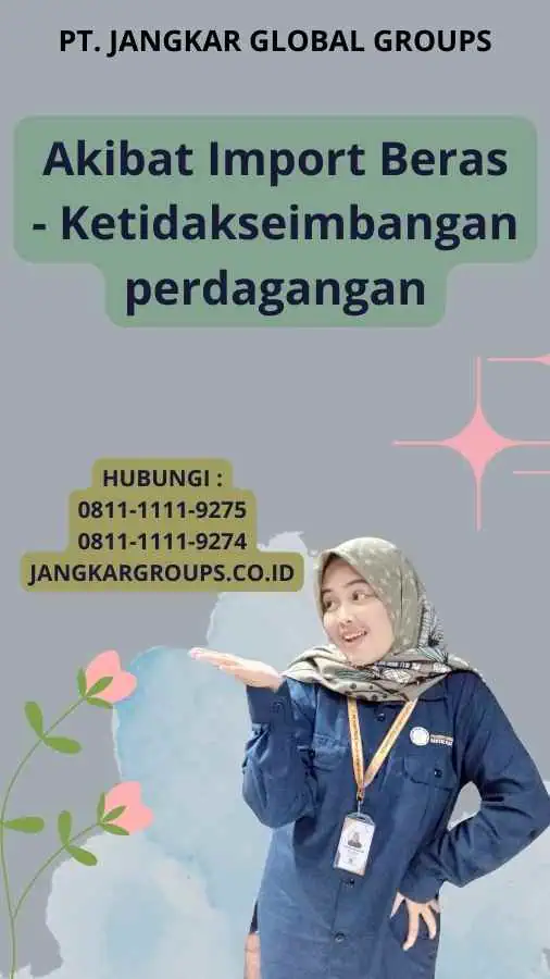 Akibat Import Beras - Ketidakseimbangan perdagangan