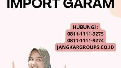 Analisis Kebijakan Import Garam