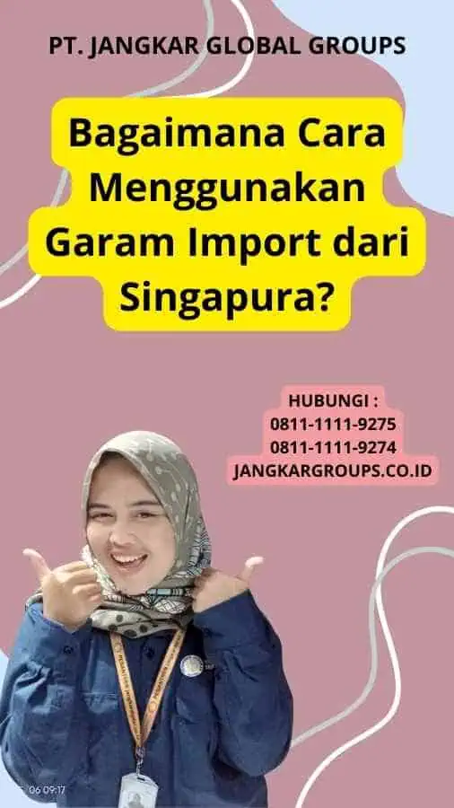 Bagaimana Cara Menggunakan Garam Import dari Singapura?