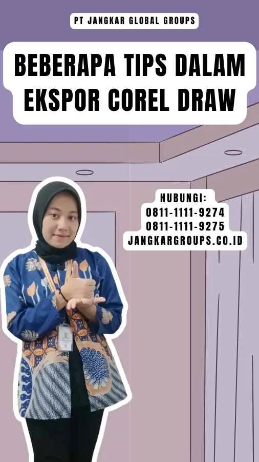 Beberapa Tips dalam Ekspor Corel Draw