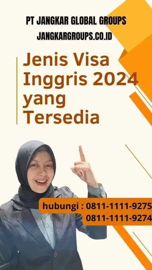 Jenis Visa Inggris 2024 yang Tersedia