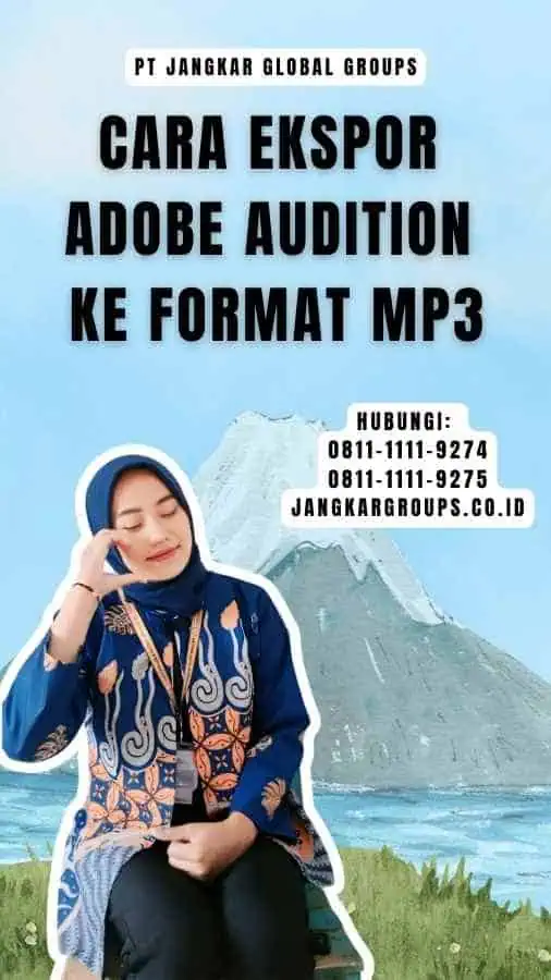 Cara Ekspor Adobe Audition ke Format MP3