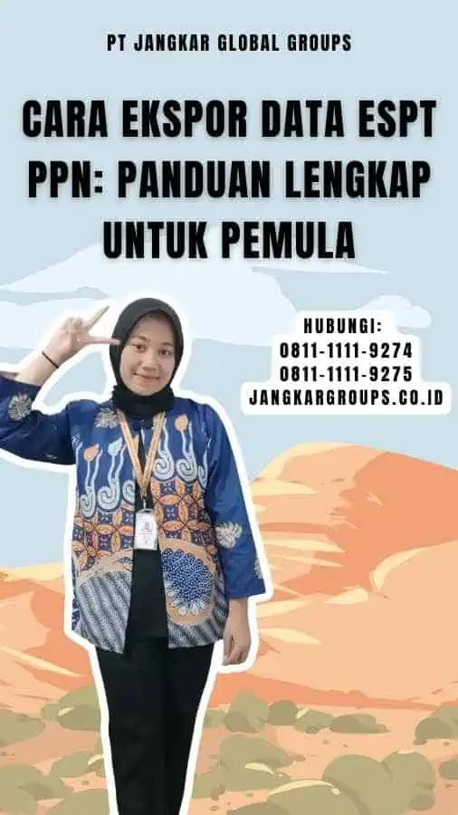 Cara Ekspor Data Espt Ppn Panduan Lengkap untuk Pemula