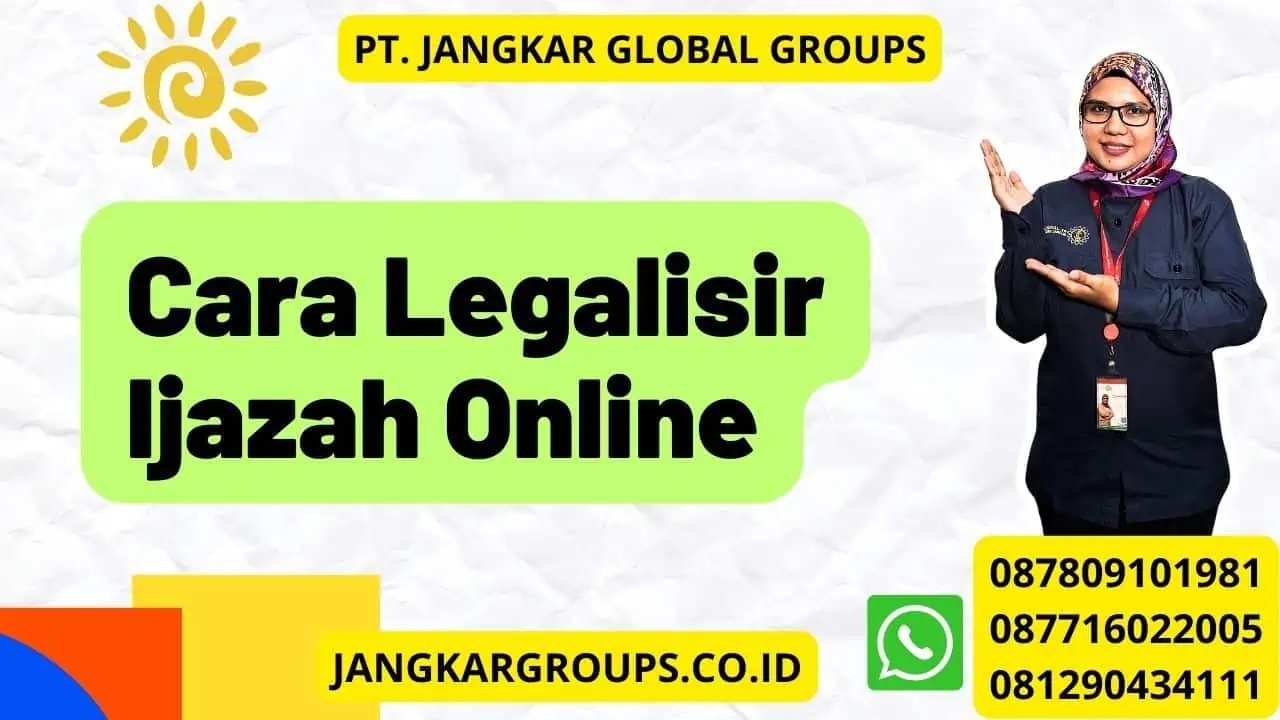 Cara Legalisir Ijazah Online