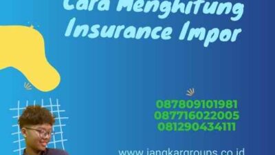 Cara Menghitung Insurance Impor