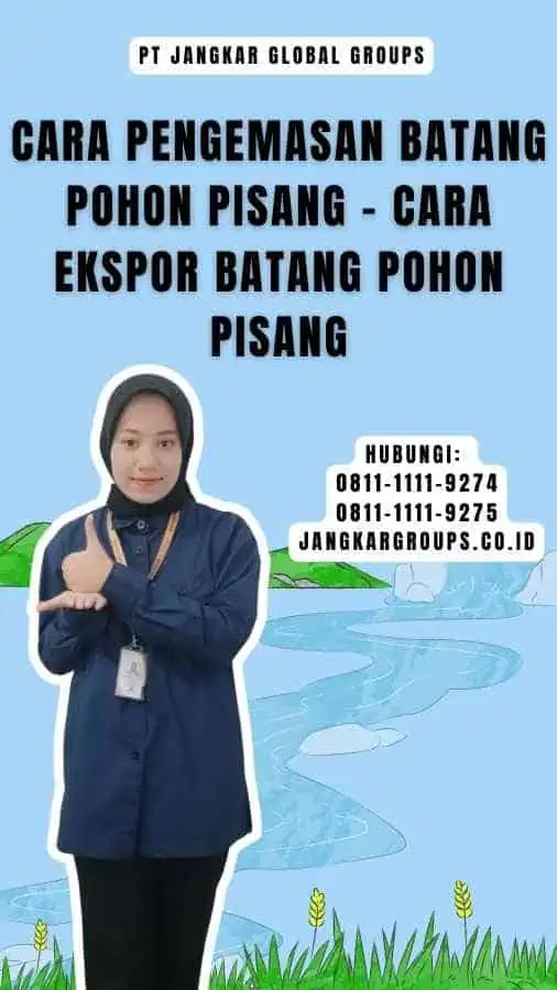 Cara Pengemasan Batang Pohon Pisang - Cara Ekspor Batang Pohon Pisang