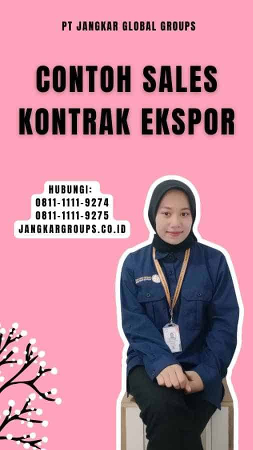 Contoh Sales Kontrak Ekspor