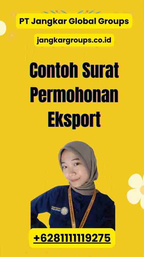 Contoh Surat Permohonan Eksport