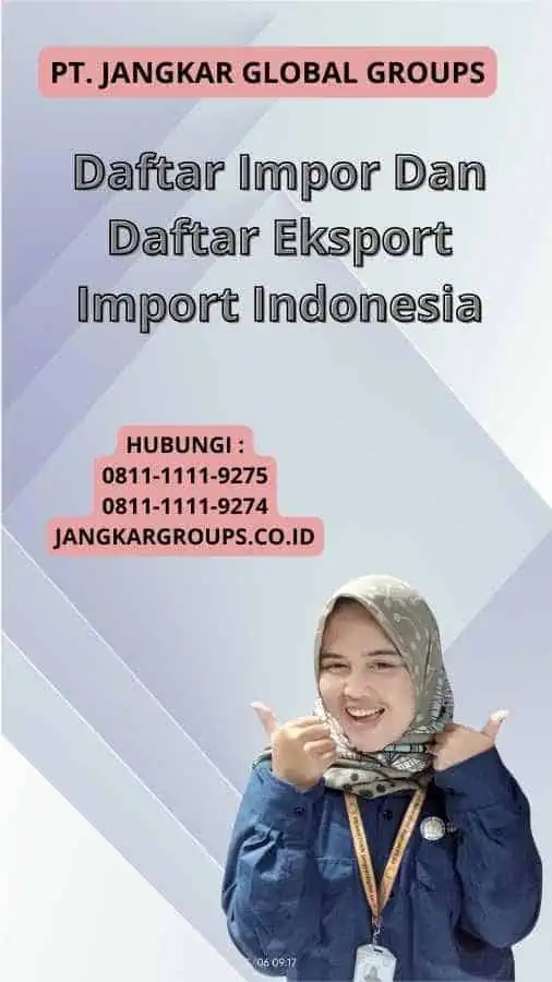 Daftar Impor Dan Daftar Eksport Import Indonesia