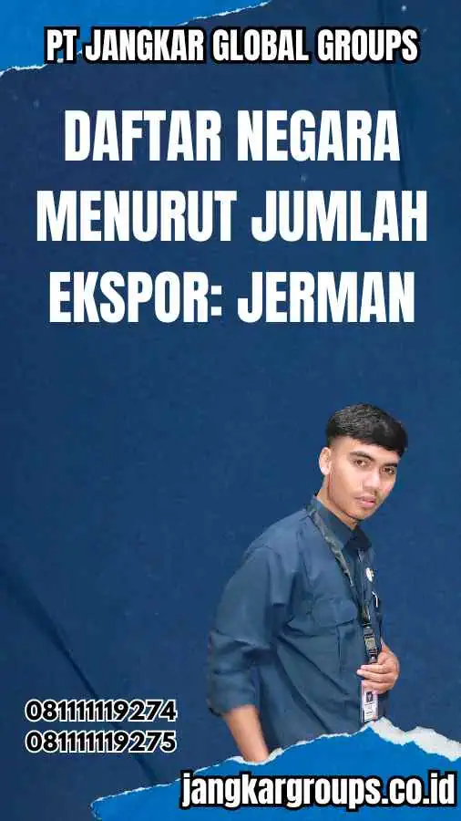 Daftar Negara Menurut Jumlah Ekspor: Jerman