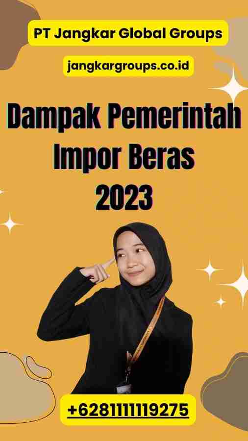 Dampak Pemerintah Impor Beras 2023