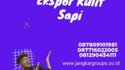 Ekspor Kulit Sapi