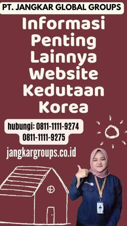 Informasi Penting Lainnya Website Kedutaan Korea