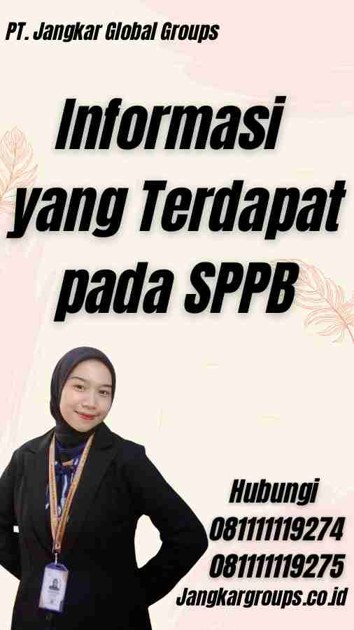 Informasi yang Terdapat pada SPPB