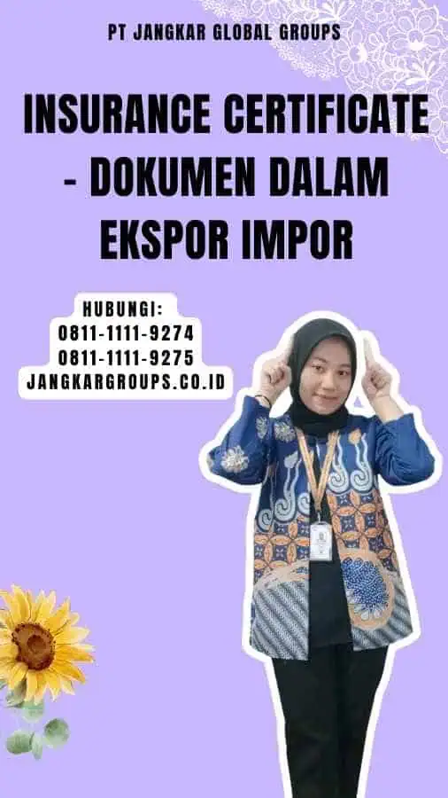 Insurance Certificate - Dokumen Dalam Ekspor Impor