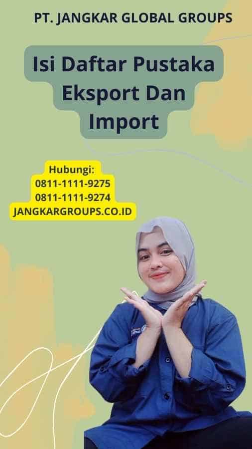 Isi Daftar Pustaka Eksport Dan Import