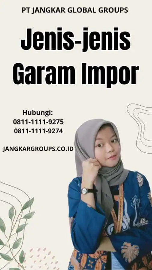 Jenis-jenis Garam Impor