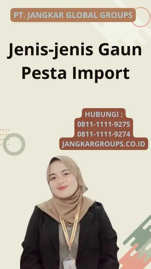 Jenis-jenis Gaun Pesta Import