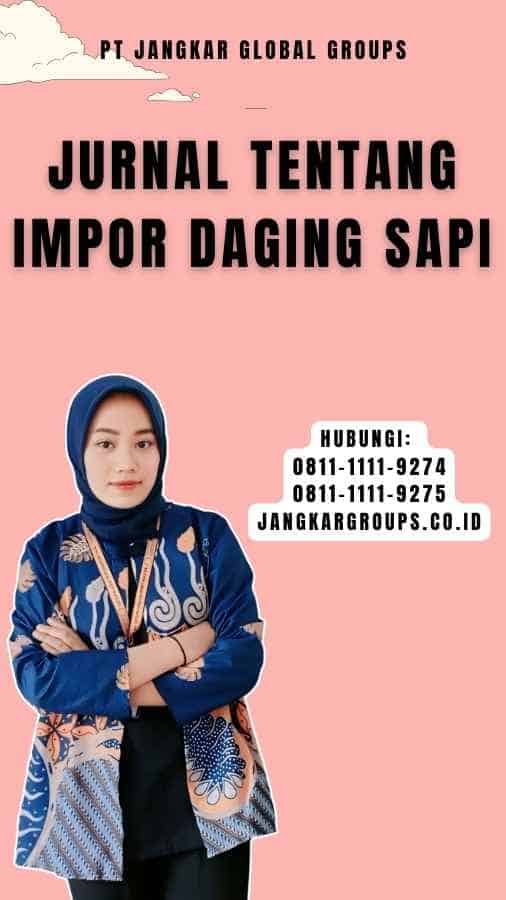 Jurnal Tentang Impor Daging Sapi