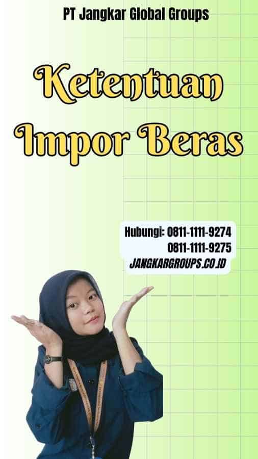 Ketentuan Impor Beras