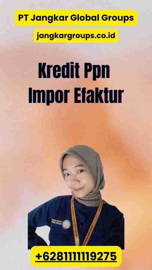 Kredit Ppn Impor Efaktur