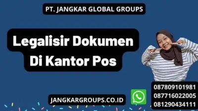 Legalisir Dokumen Di Kantor Pos