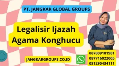 Legalisir Ijazah Agama Konghucu