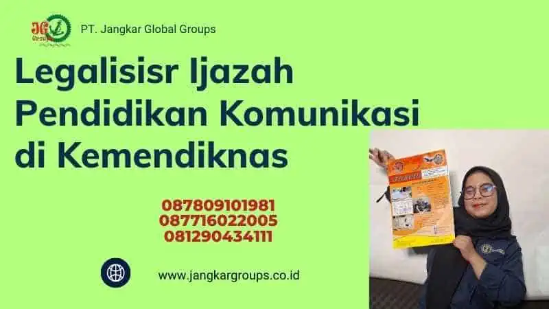 Legalisisr Ijazah Pendidikan Komunikasi di Kemendiknas