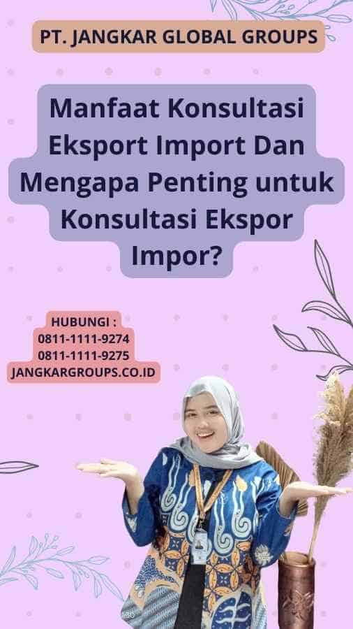 Manfaat Konsultasi Eksport Import Dan Mengapa Penting untuk Konsultasi Ekspor Impor?