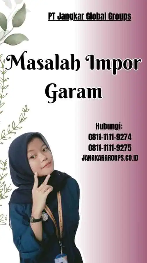 Masalah Impor Garam